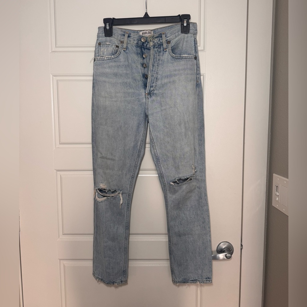 AGOLDE Riley High Rise Straight Crop Jean - Picture 2 of 4
